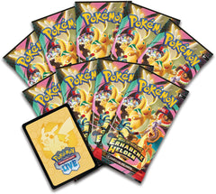 Pokémon-Sammelkartenspiel: Top-Trainer-Box Mega-Entwicklung – Erhabene Helden (1 Vollbild-Promokarte, 9 Boosterpacks & Premium-Zubehör)