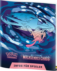 Pokémon-Sammelkartenspiel: Top-Trainer-Box Mega-Entwicklung – Wachsendes Chaos (1 Vollbild-Promokarte, 9 Boosterpacks & Premium-Zubehör)